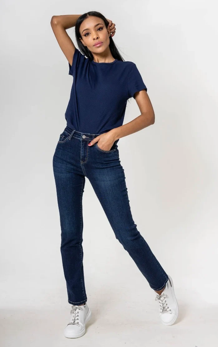 Jean femme Louise coupe droite - NINA CARTER