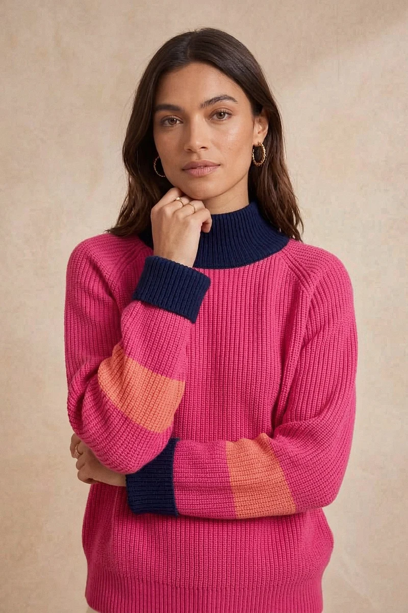 Pull Audacieuse Rosewood en Laine