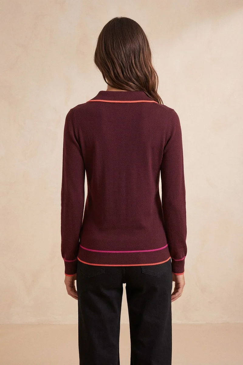 Pull Paolo Merlot en Laine