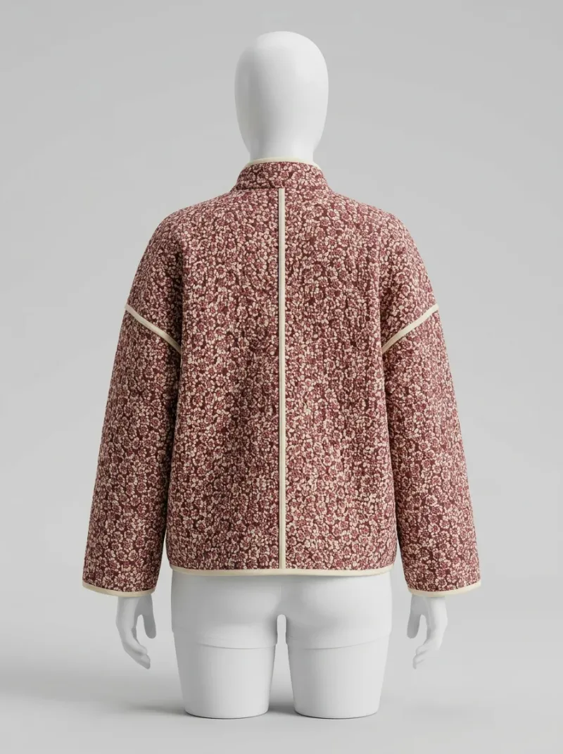 Kimono court coton épais automne femme confortable