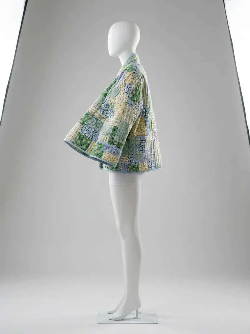 Kimono court coton polyester chaud hiver femme