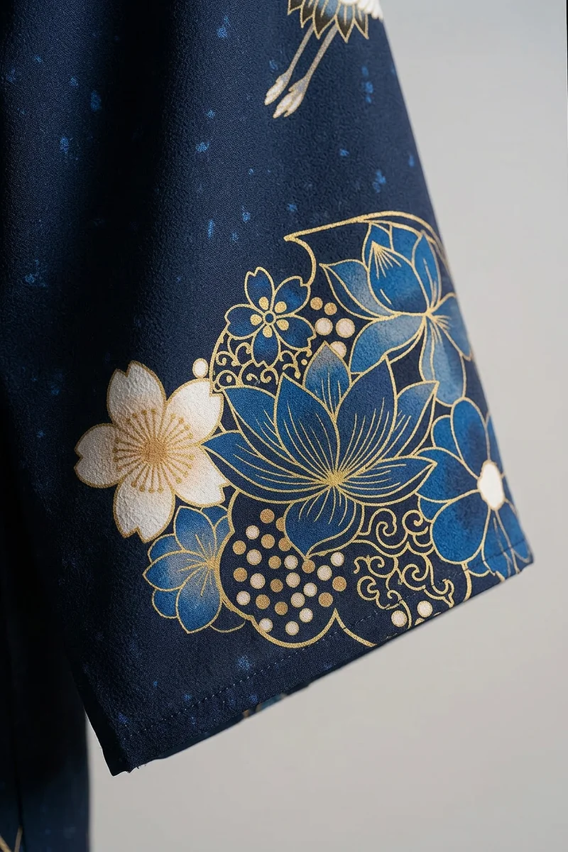 Kimono court polyester léger gilet femme élégant