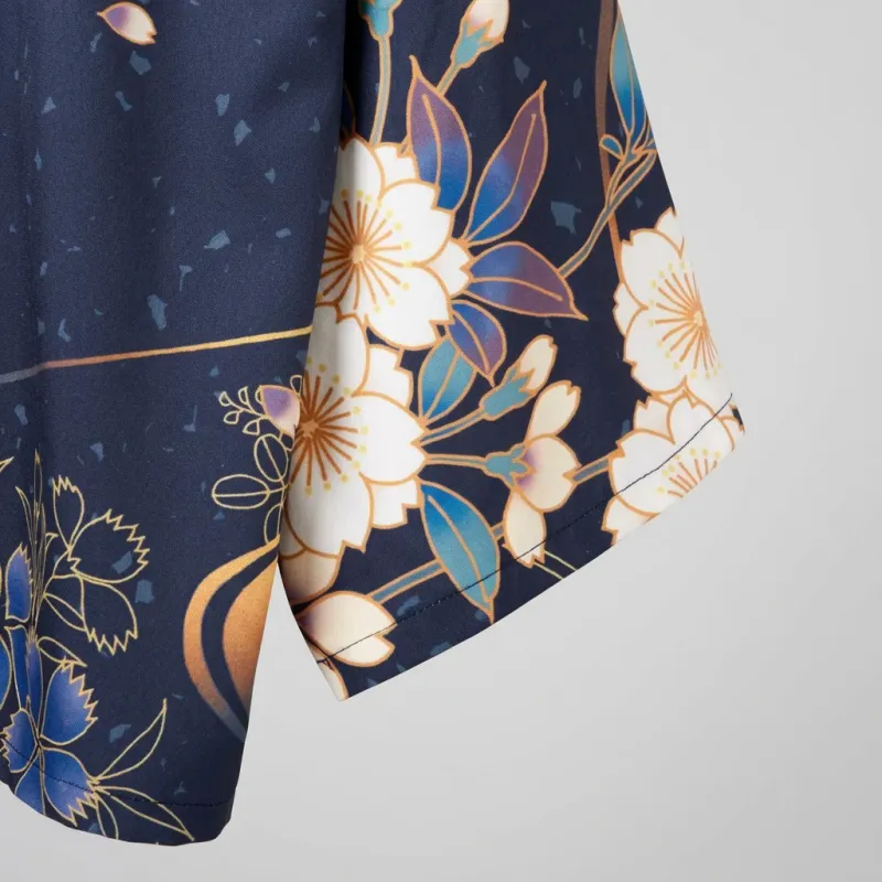 Kimono court polyester léger gilet femme élégant