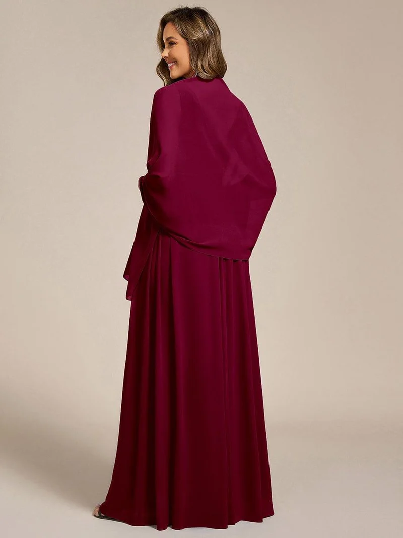 ever CHARLEE | Châle en mousseline élégant pour femme idéal pour une occasion spéciale