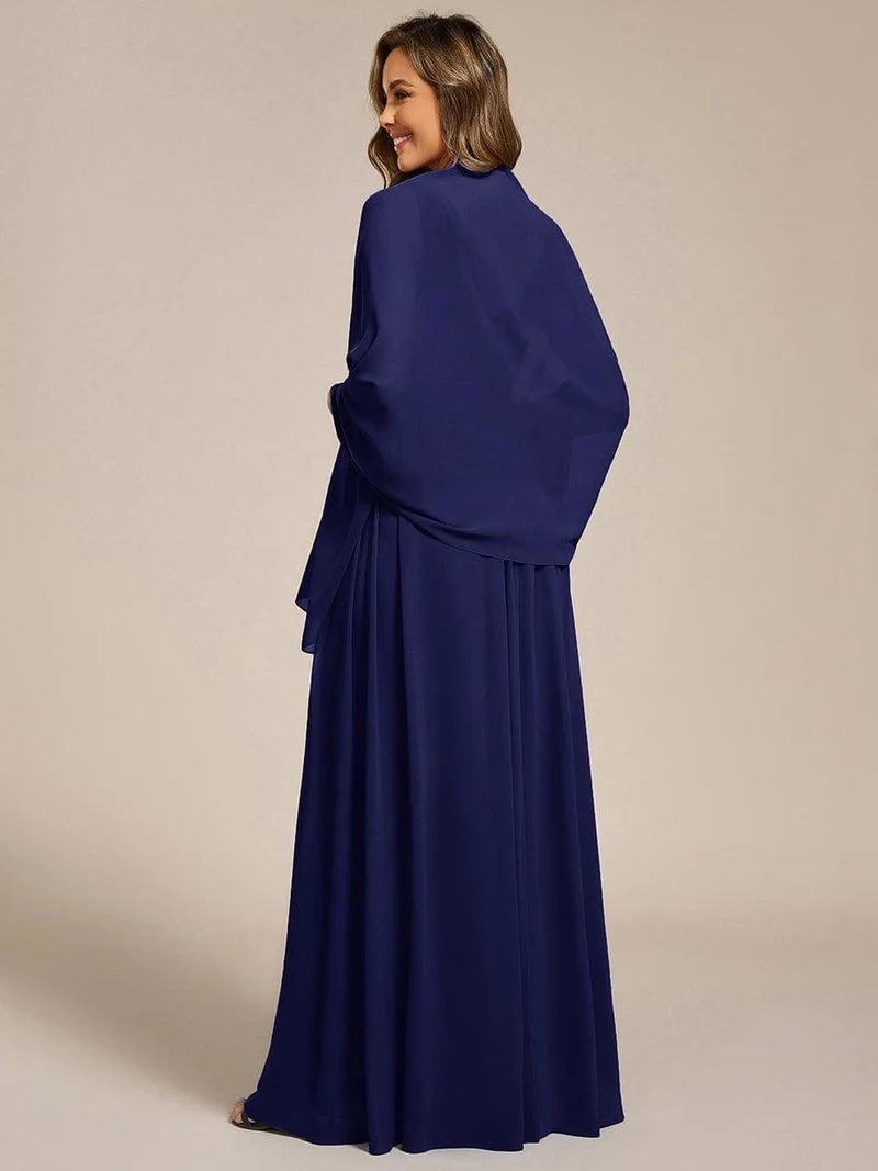 ever CHARLEE | Châle en mousseline élégant pour femme idéal pour une occasion spéciale
