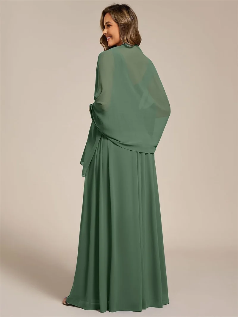 ever CHARLEE | Châle en mousseline élégant pour femme idéal pour une occasion spéciale