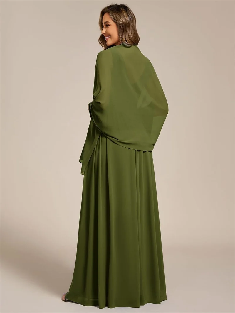 ever CHARLEE | Châle en mousseline élégant pour femme idéal pour une occasion spéciale