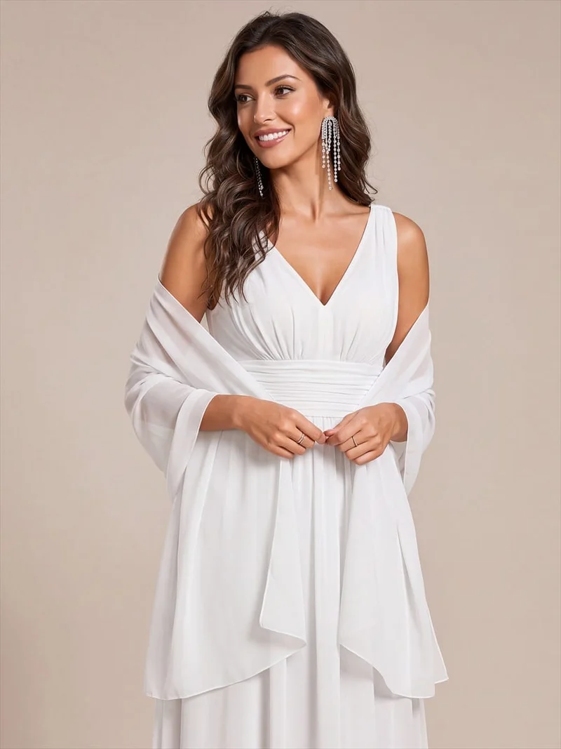 ever CHARLEE | Châle en mousseline élégant pour femme idéal pour une occasion spéciale