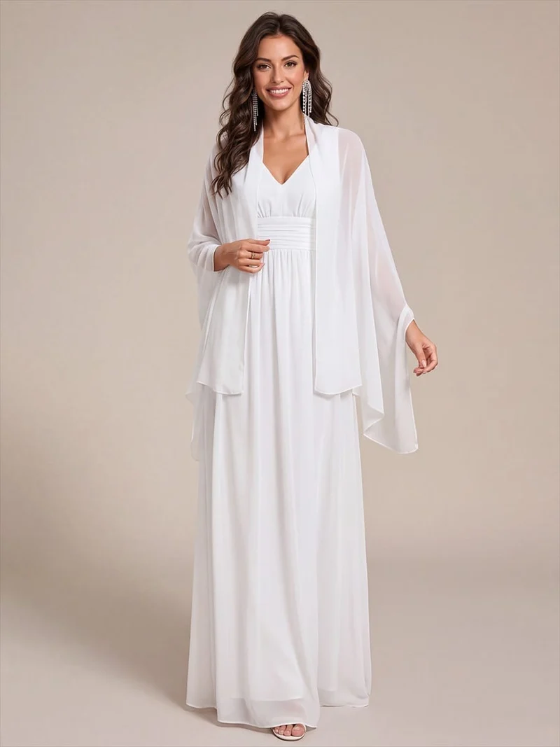 ever CHARLEE | Châle en mousseline élégant pour femme idéal pour une occasion spéciale