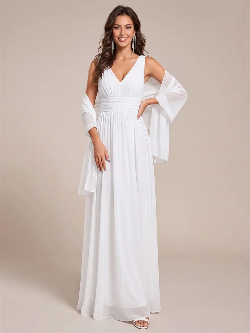 ever CHARLEE | Châle en mousseline élégant pour femme idéal pour une occasion spéciale