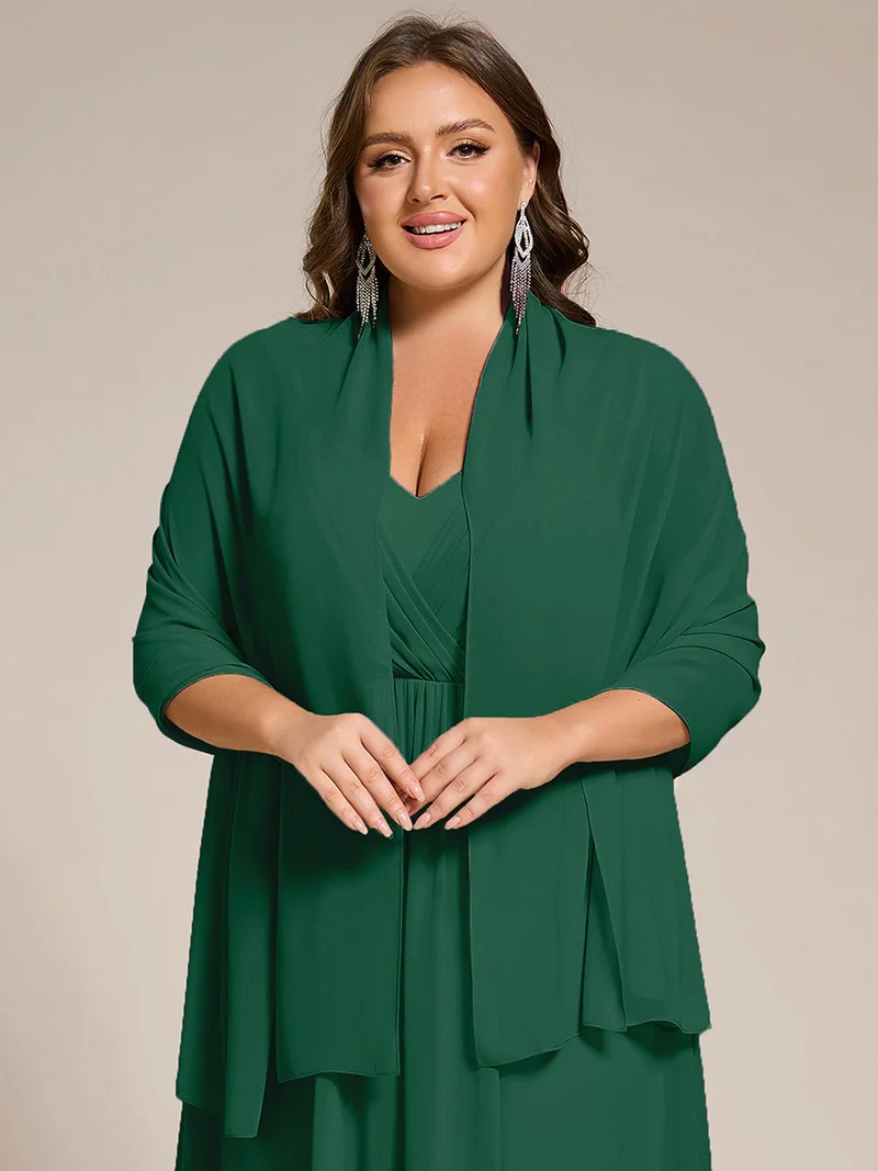 ever CHARLEE | Châle en mousseline élégant pour femme idéal pour une occasion spéciale