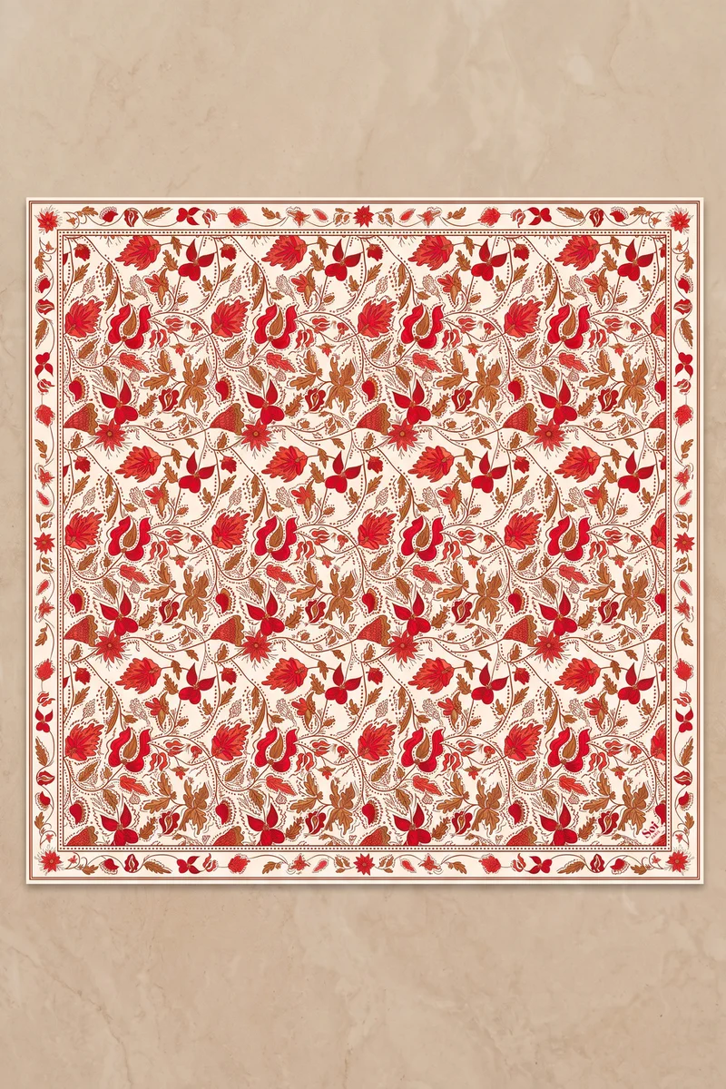 Foulard en soie Java Impériale