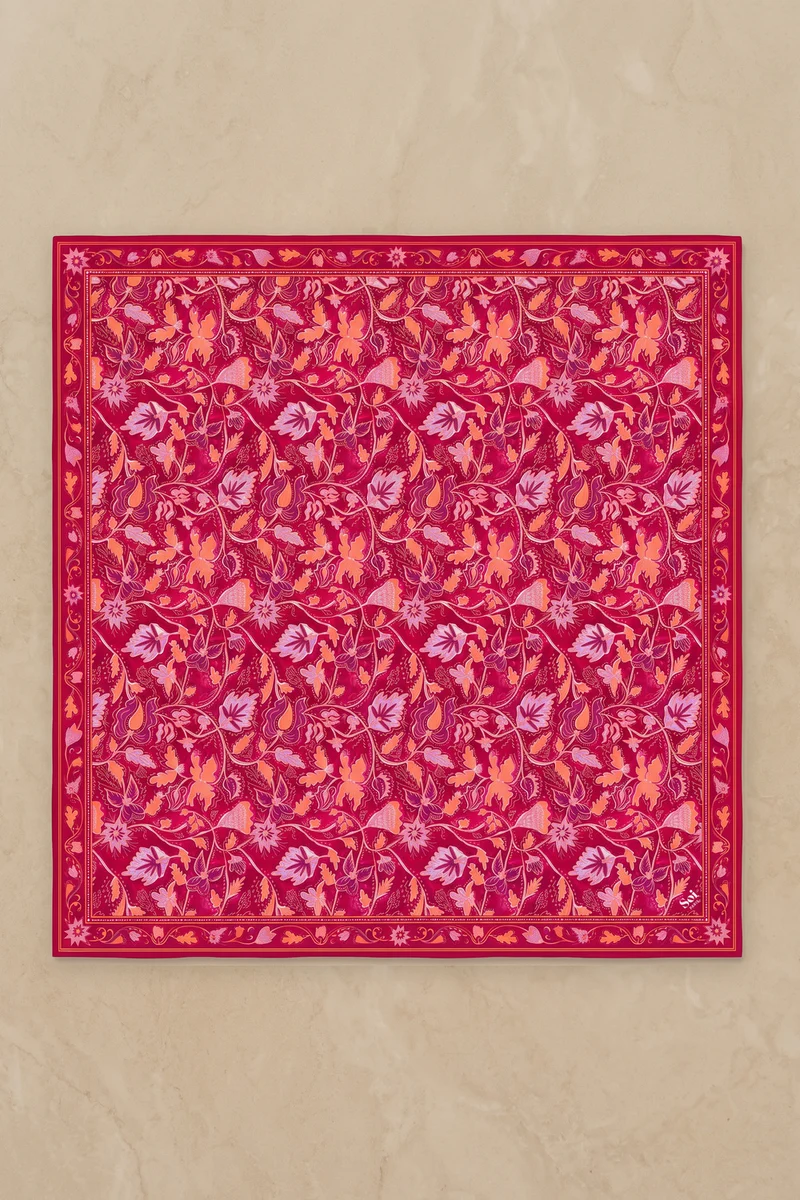 Foulard en soie Escale à Java