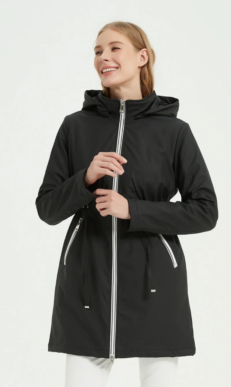 Parka imperméable Noir