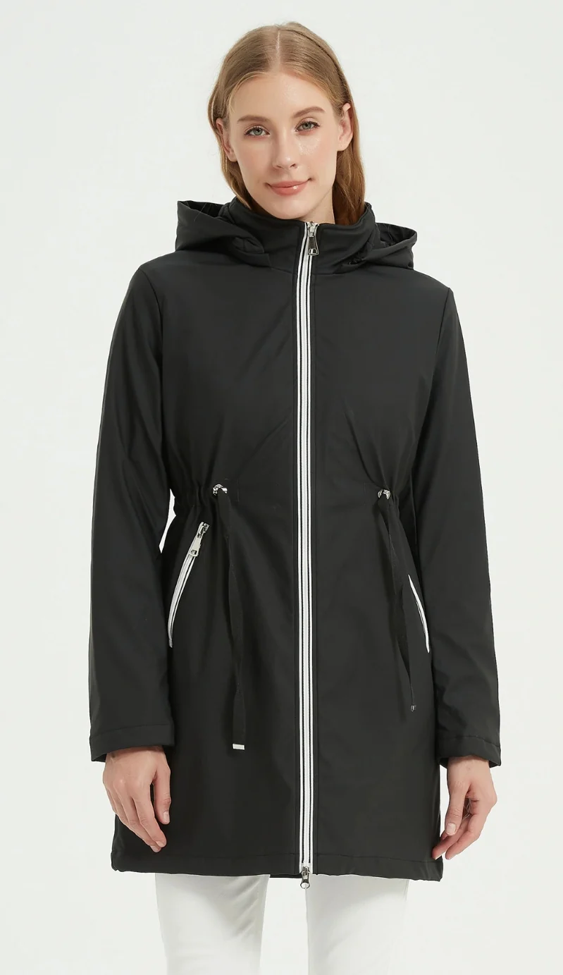 Parka imperméable Noir