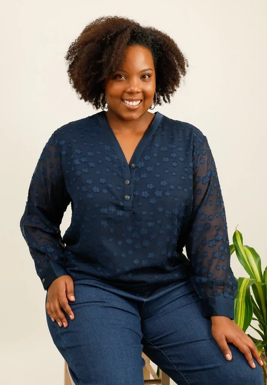 Blouse fleurs