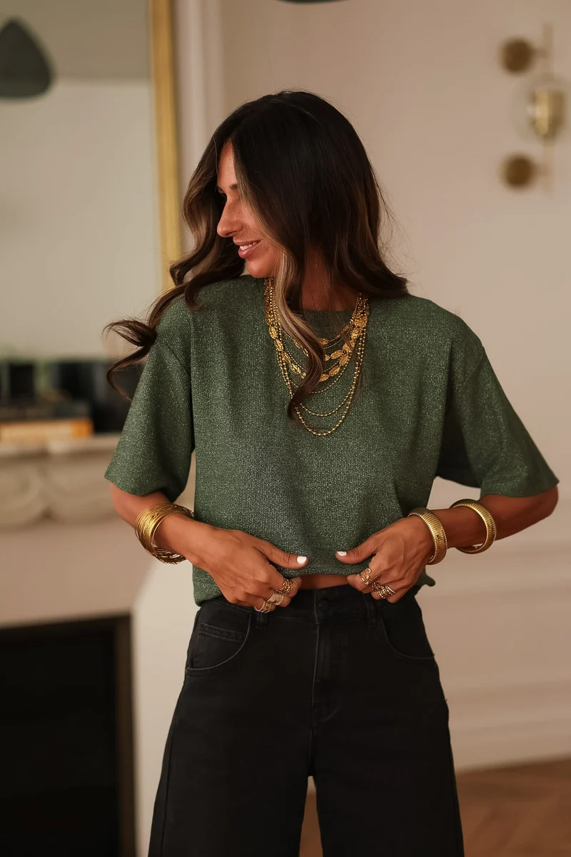 Tee-shirt Dina vert