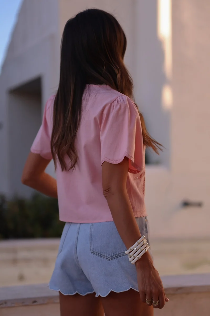Blouse Oxana rose