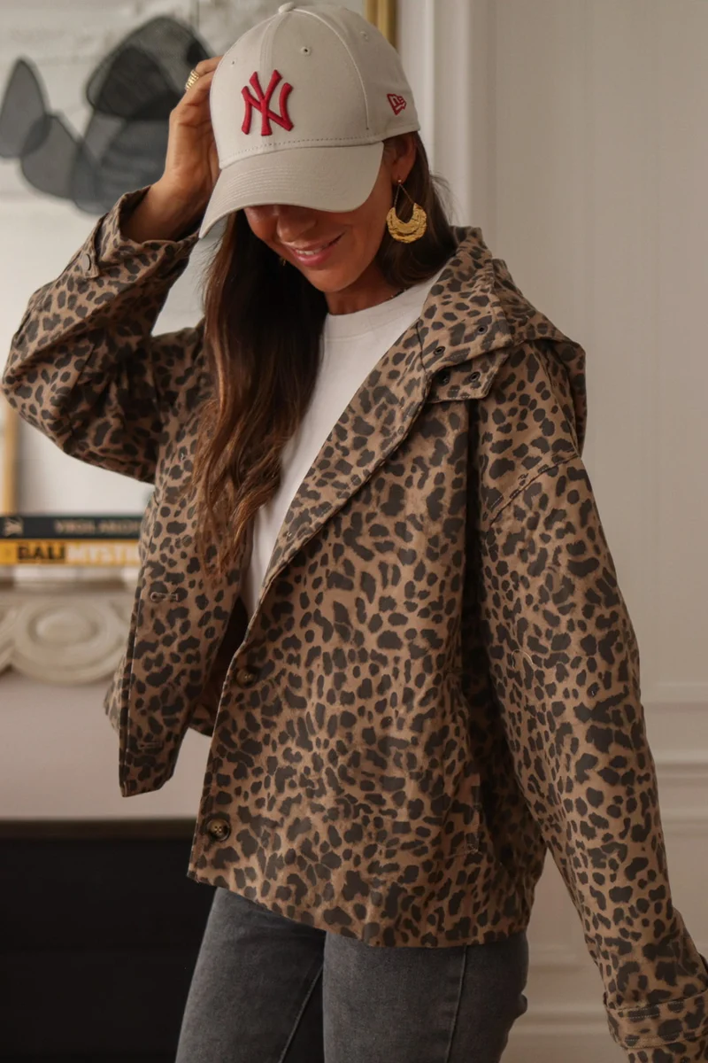 Veste Malone leopard