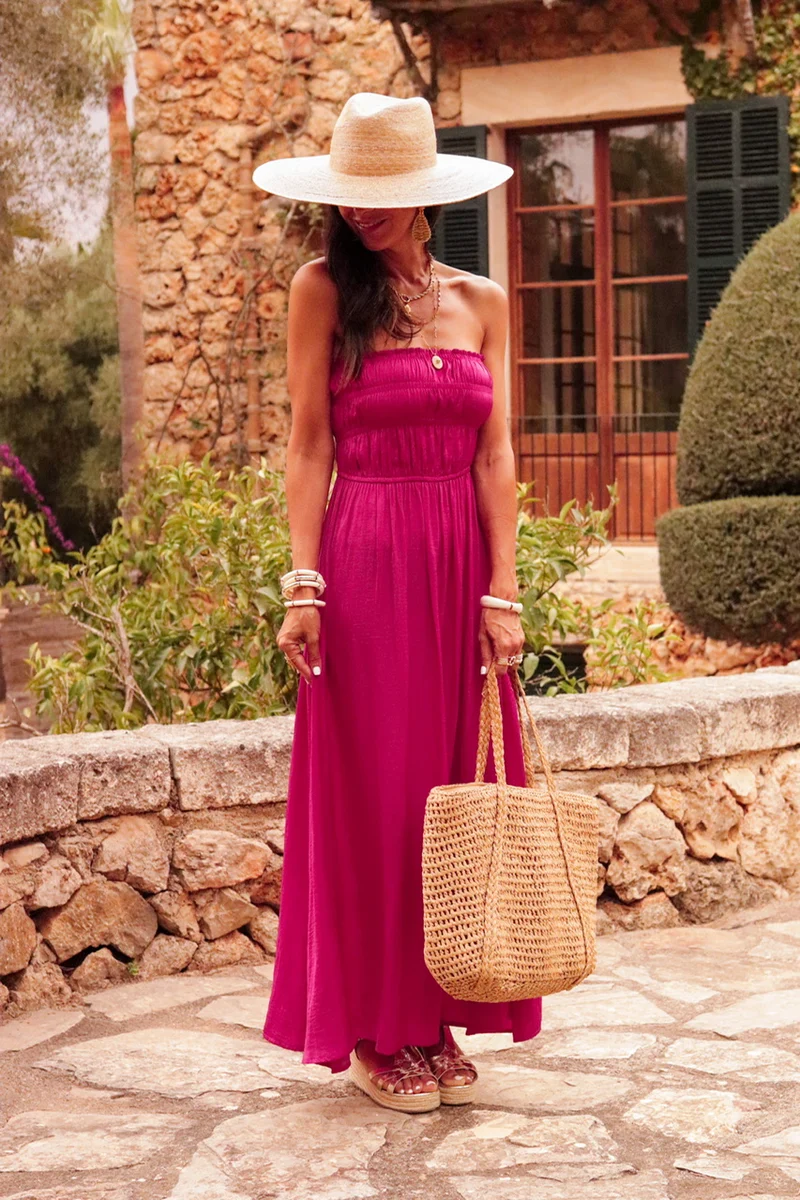 Robe Valentina fuchsia
