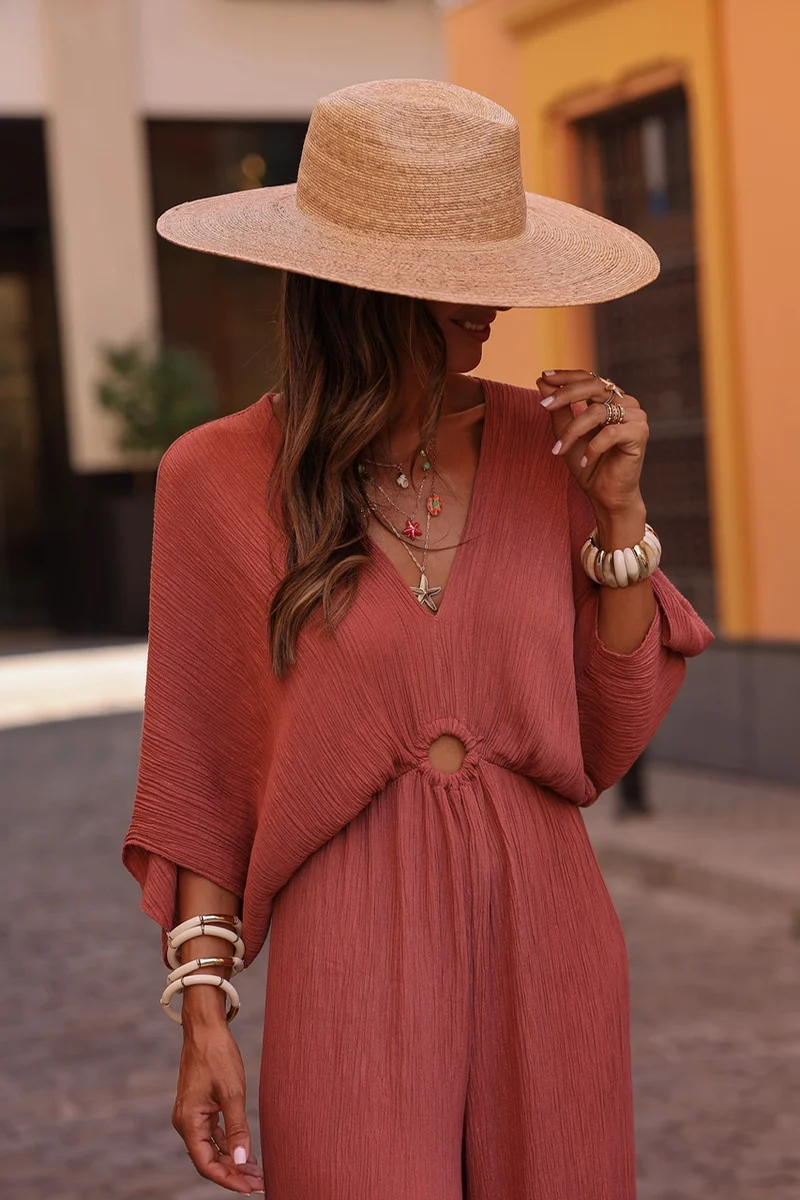 Combi-pantalon Marilou terracotta