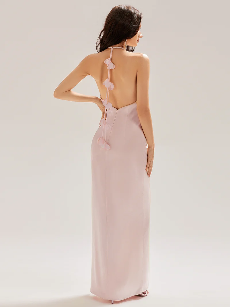 ever ELYS|Robe longue sans manches à fleurs
