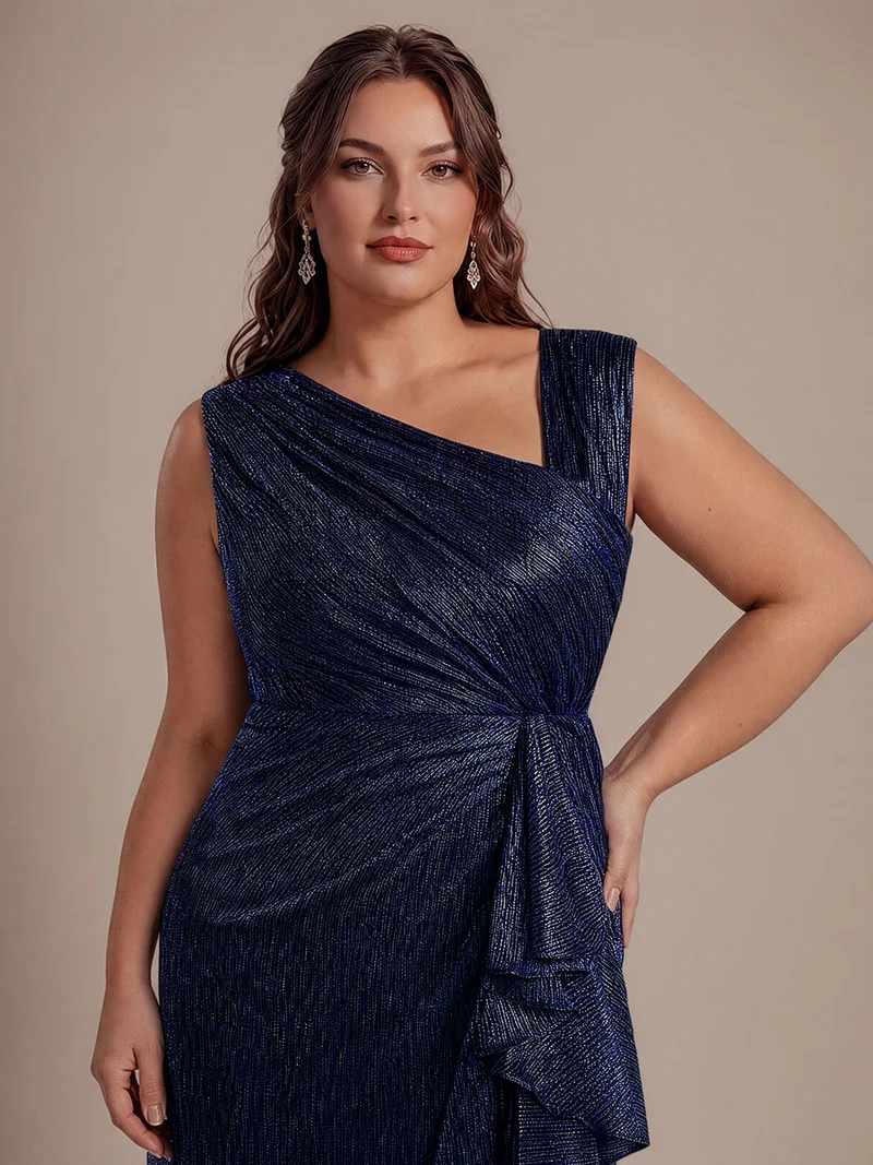 Robe Longue Tulle Asymétrique Taille Haute Fendue