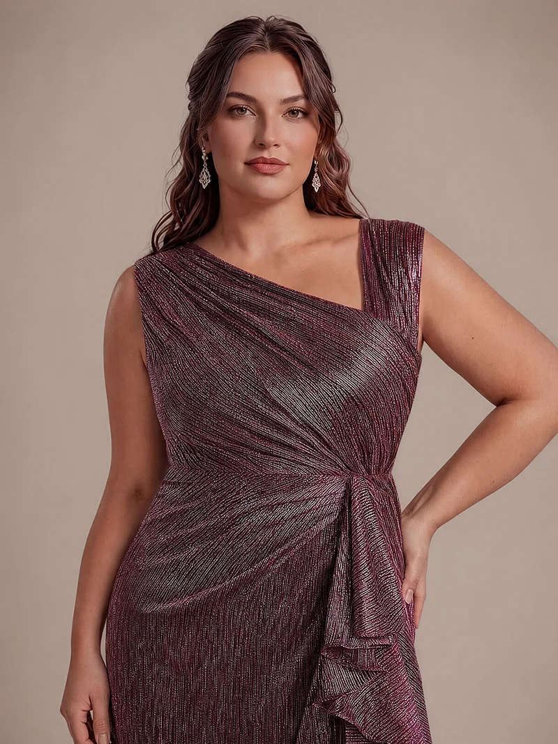 Robe Longue Tulle Asymétrique Taille Haute Fendue