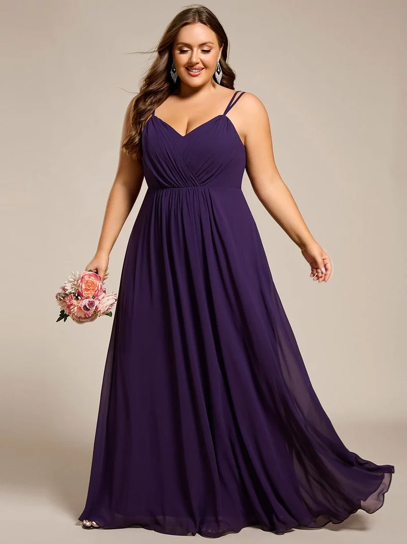 ever RUBY|Robe de soirée en mousseline et dentelle dos nu bretelles fines