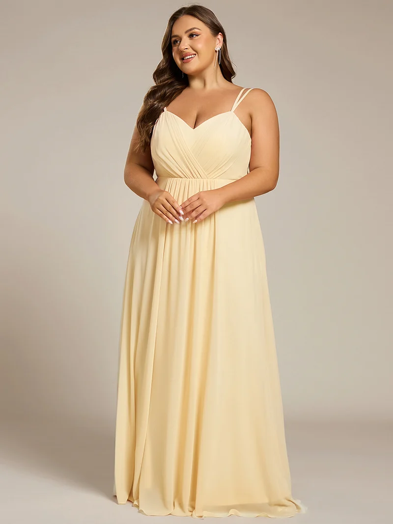 ever RUBY|Robe de soirée en mousseline et dentelle dos nu bretelles fines