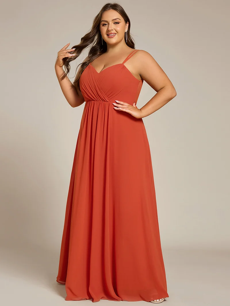 ever RUBY|Robe de soirée en mousseline et dentelle dos nu bretelles fines