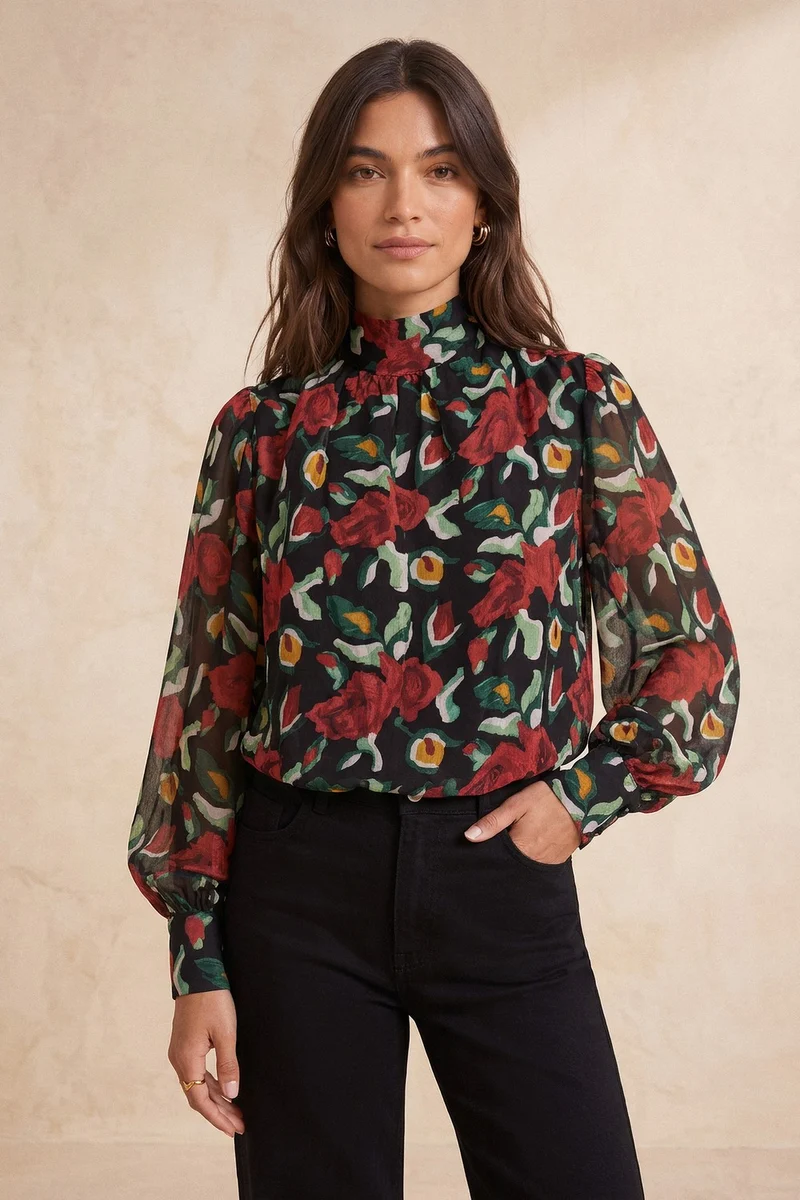 Blouse Galatéa Rose des Nuits
