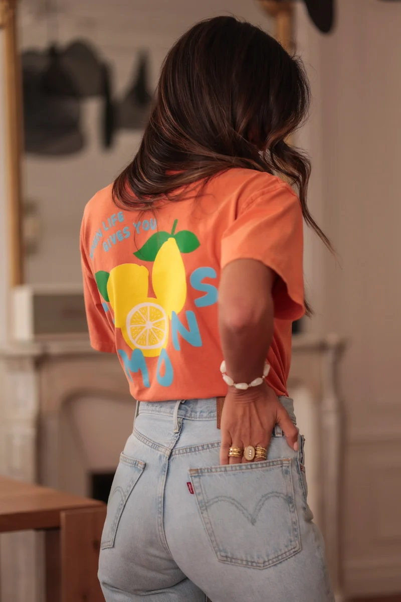 Tee-shirt Lemon orange