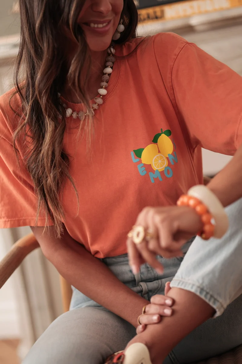 Tee-shirt Lemon orange