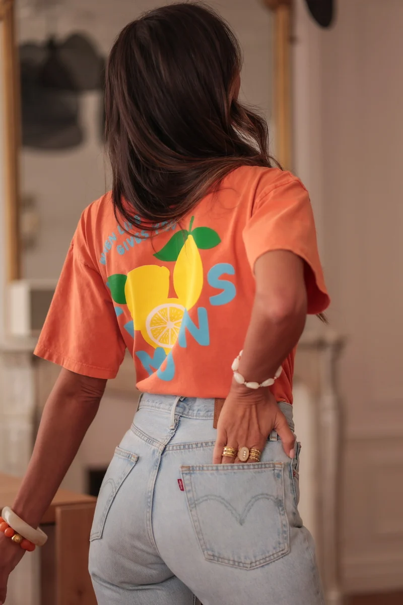Tee-shirt Lemon orange