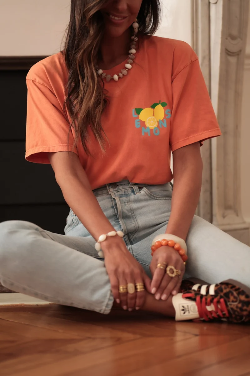 Tee-shirt Lemon orange