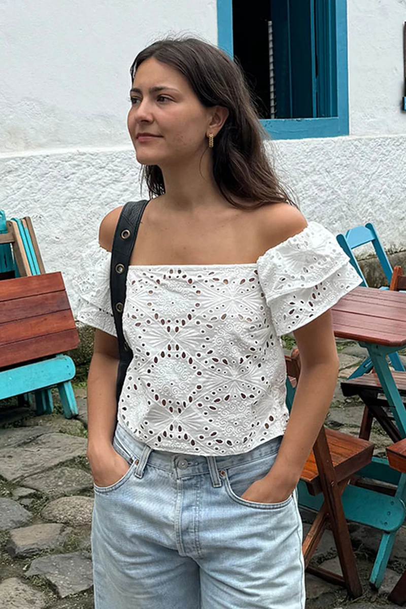 Blouse Agapi Blanc