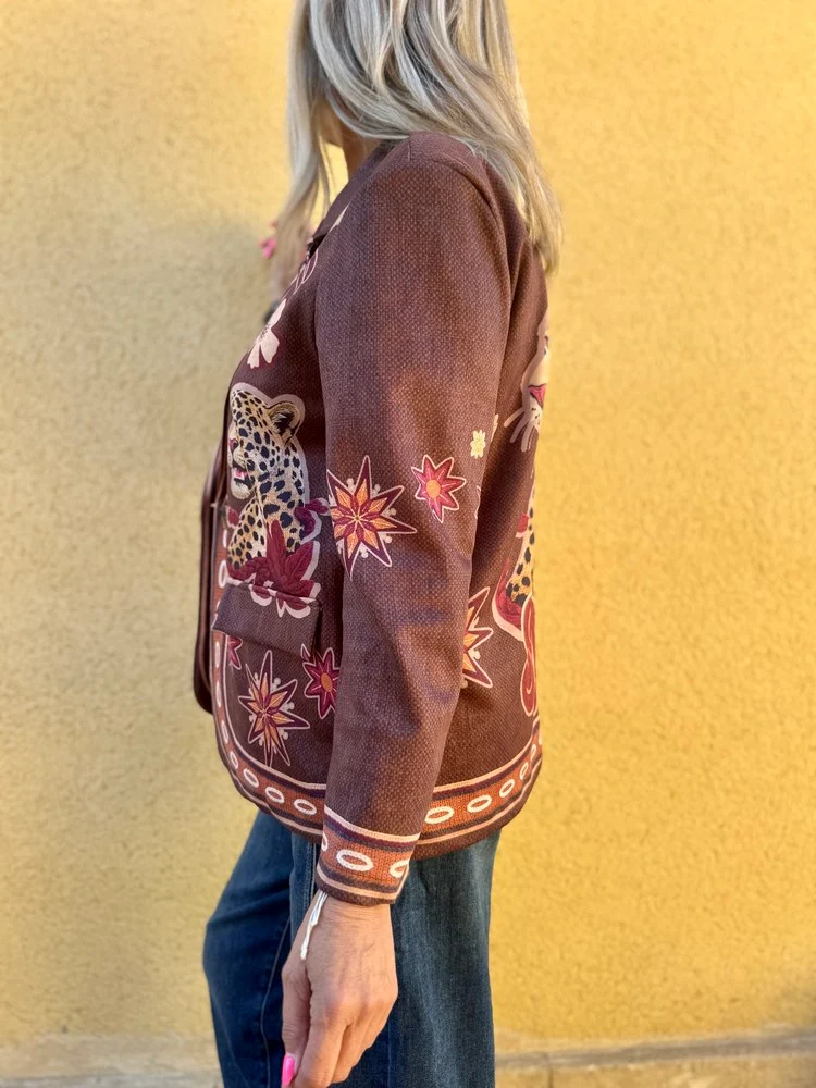 Veste Victoria panthère