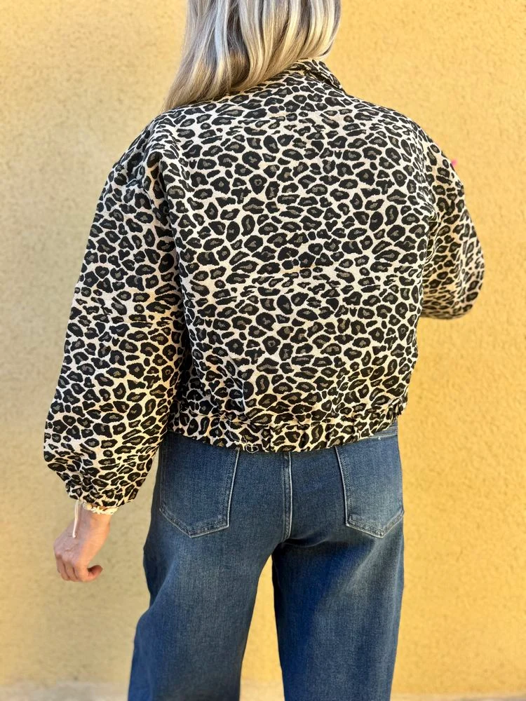 Blouson Grego léopard
