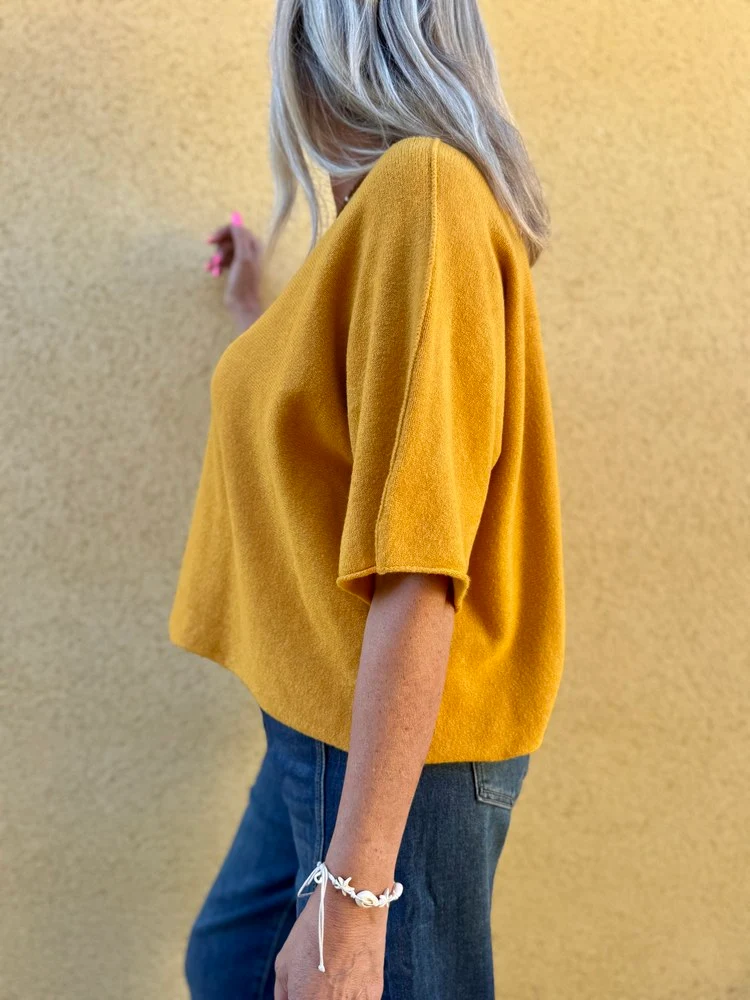 Pull loose Fabrizio moutarde