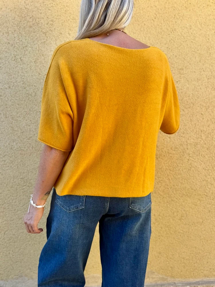 Pull loose Fabrizio moutarde