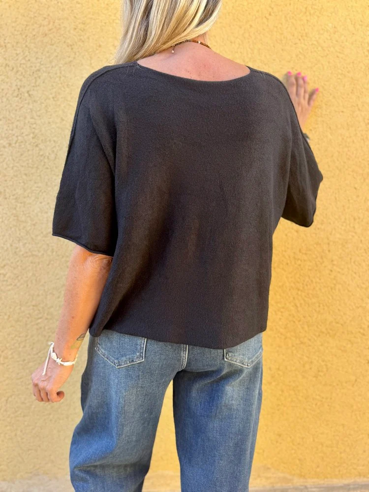 Pull loose Fabrizio noir