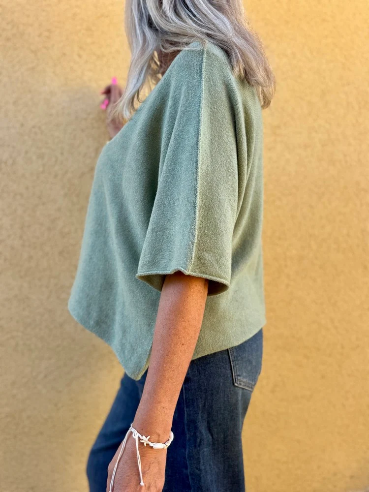 Pull loose Fabrizio tilleul