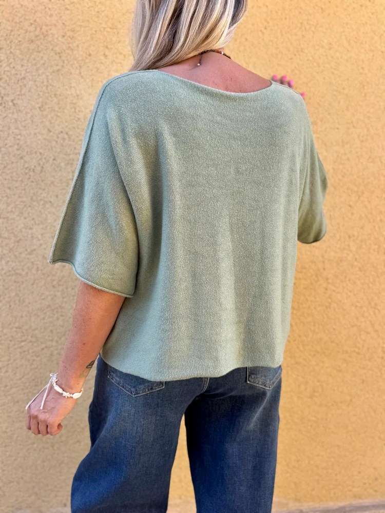 Pull loose Fabrizio tilleul