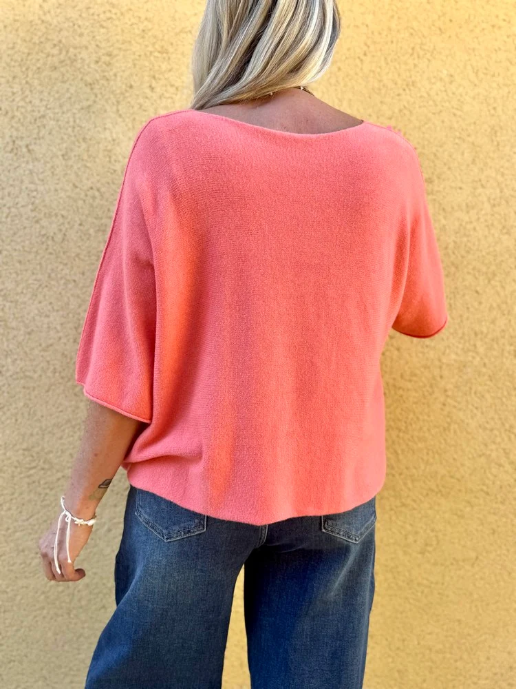 Pull loose Fabrizio corail