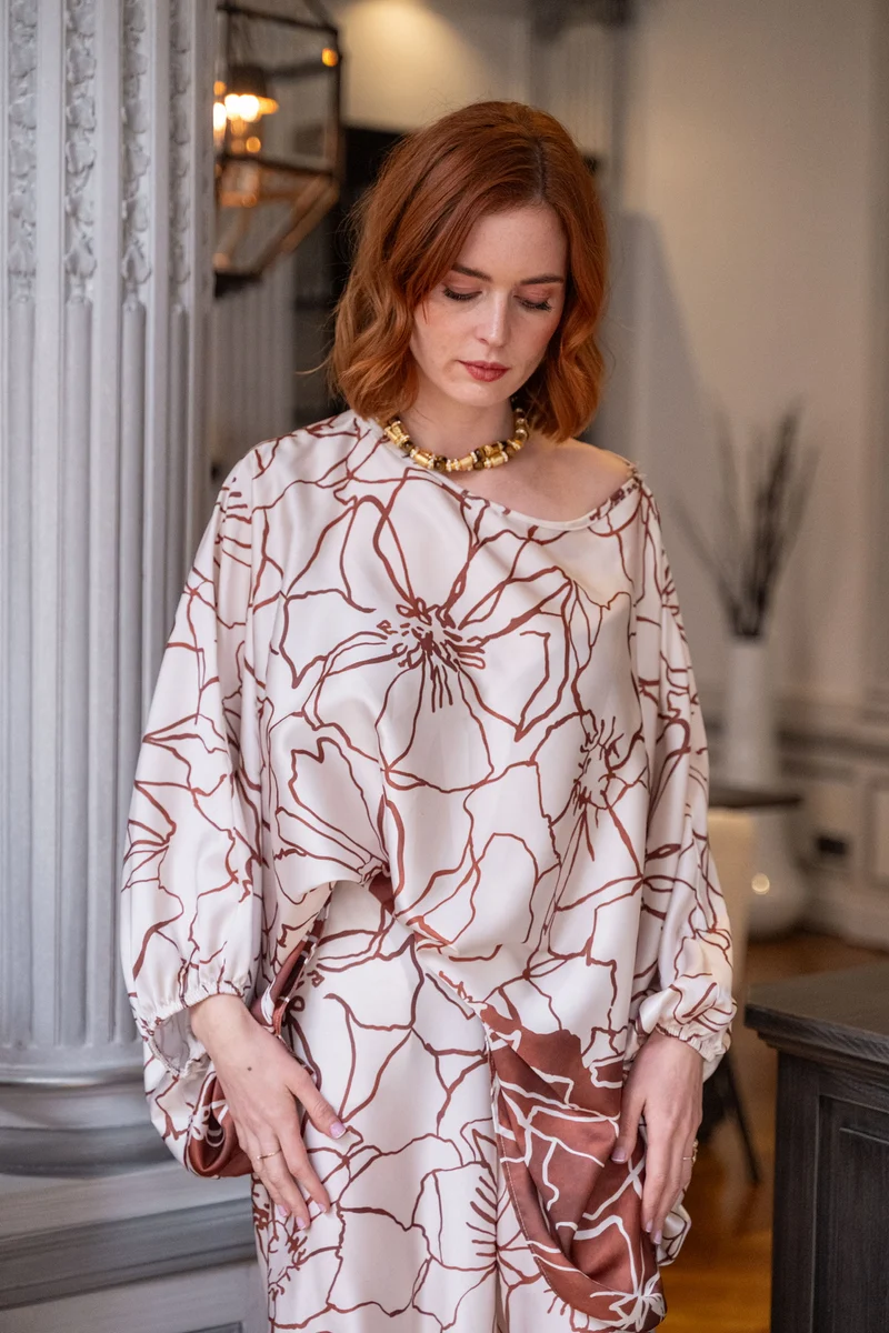Ensemble Liya imprimé fleurs