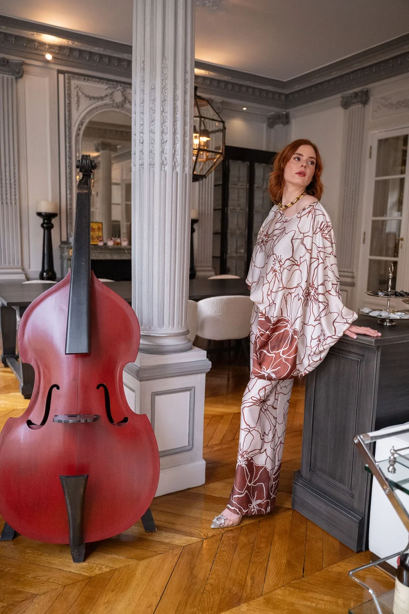 Ensemble Liya imprimé fleurs
