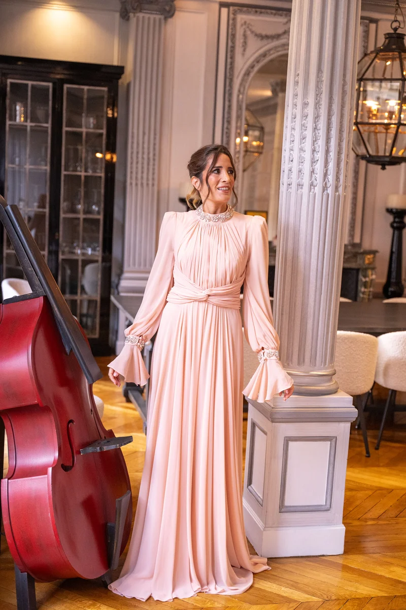 Robe Brigitte champagne