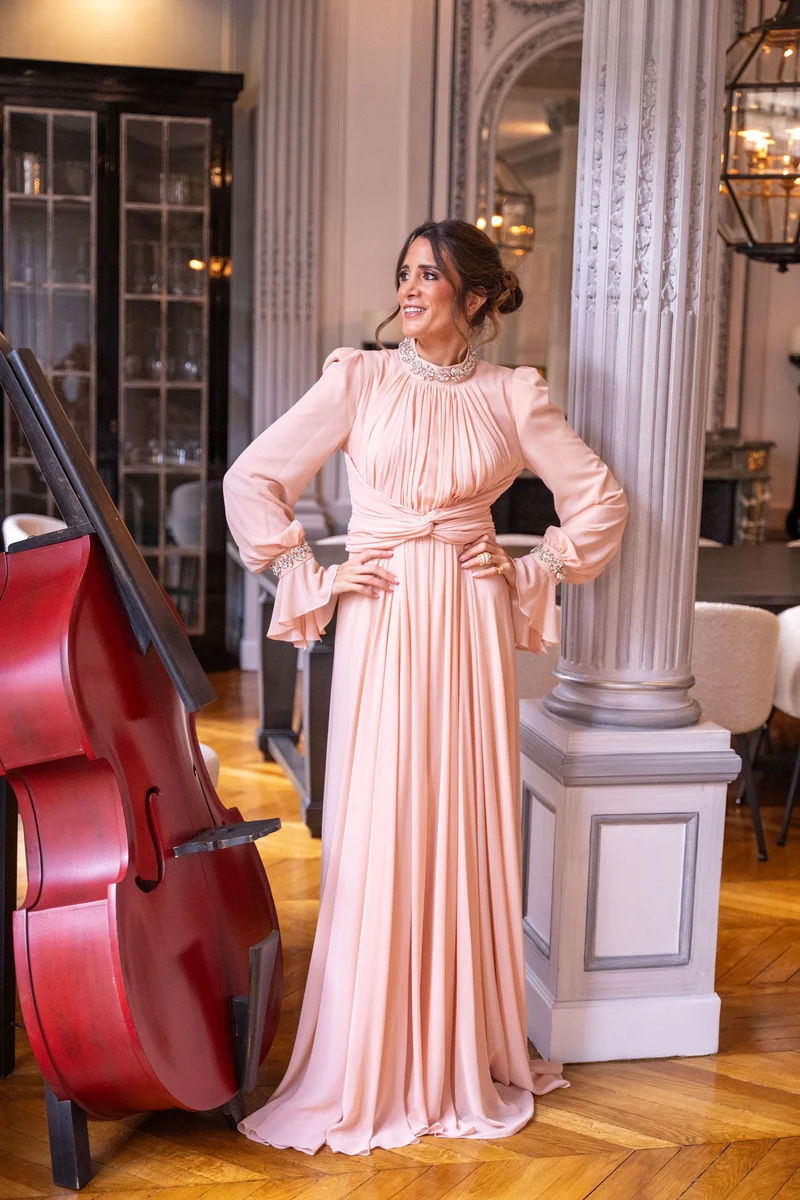 Robe Brigitte champagne