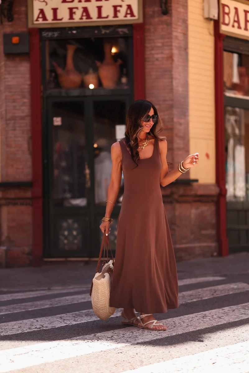 Robe Tessa choco